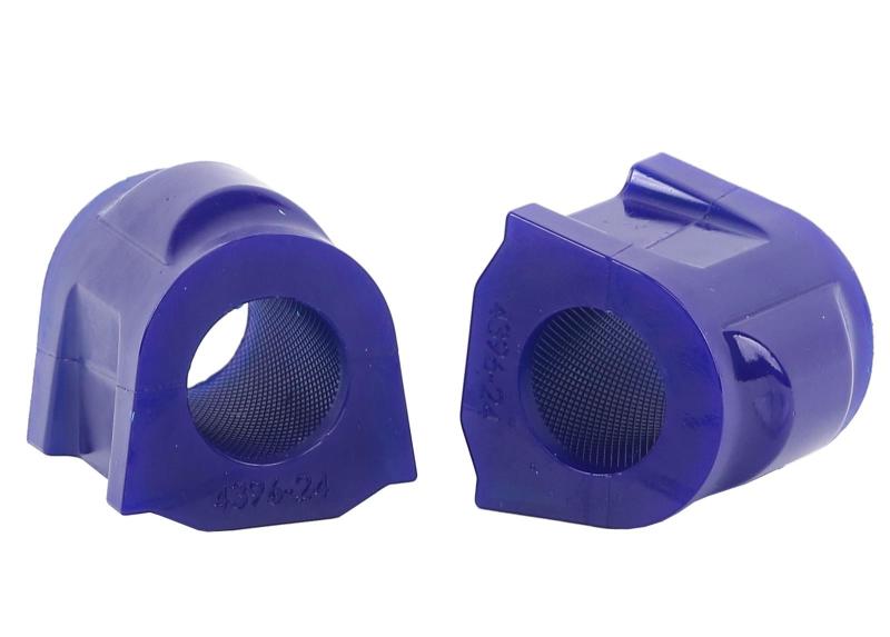 SuperPro SPF4396-24K 24mm front sway bar mount bushings fit 2014–2021 Subaru WRX & Forester.