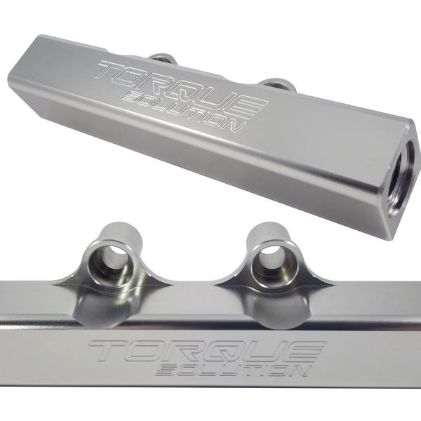 Torque Solution Top Feed Fuel Rails: 02-14 Subaru WRX / 07-18 STI - Silver - eliteracefab.com