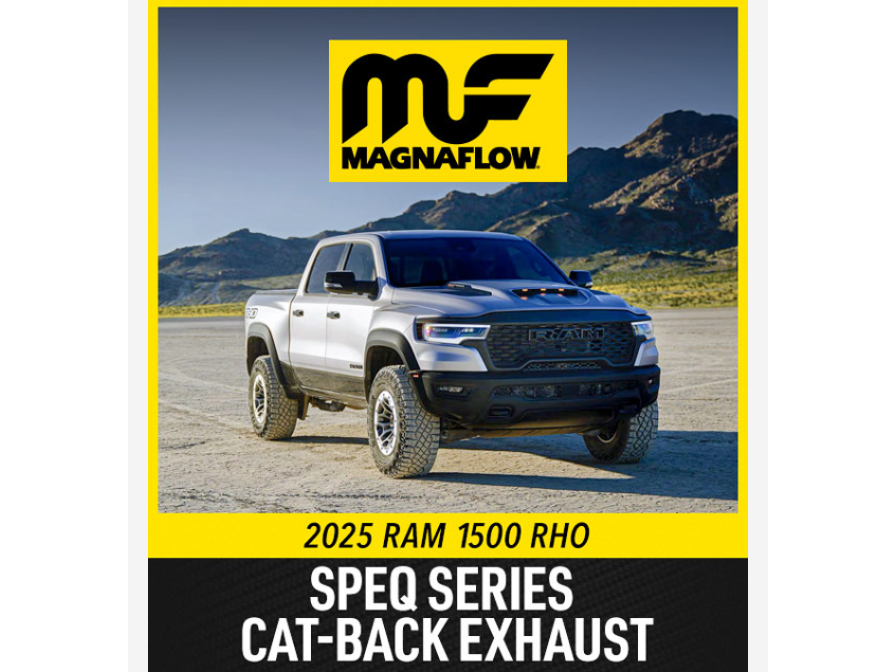 MagnaFlow 19704 SPEQ Series Cat-Back Exhaust System for 2025 RAM 1500 RHO