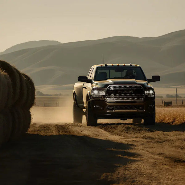 Dodge Ram 6.7L Cummins truck used as blog banner image for BD Diesel 68RFE Transmission article