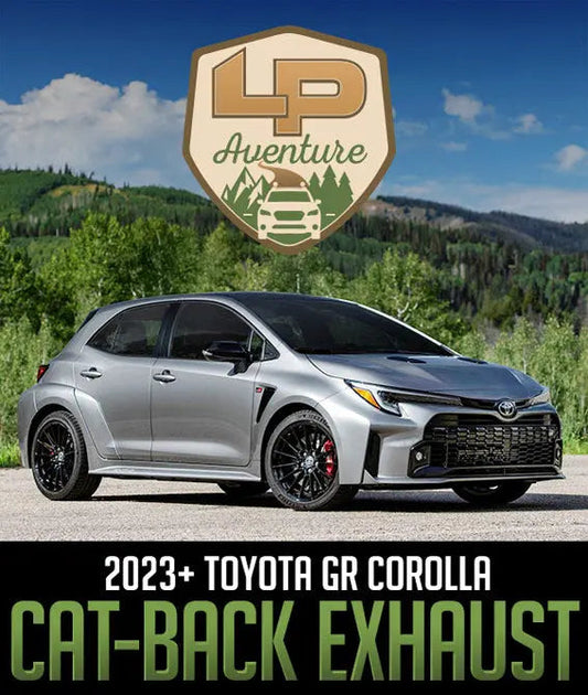 LP Aventure GR Corolla Catback Exhaust FLP2023+CB-CGR