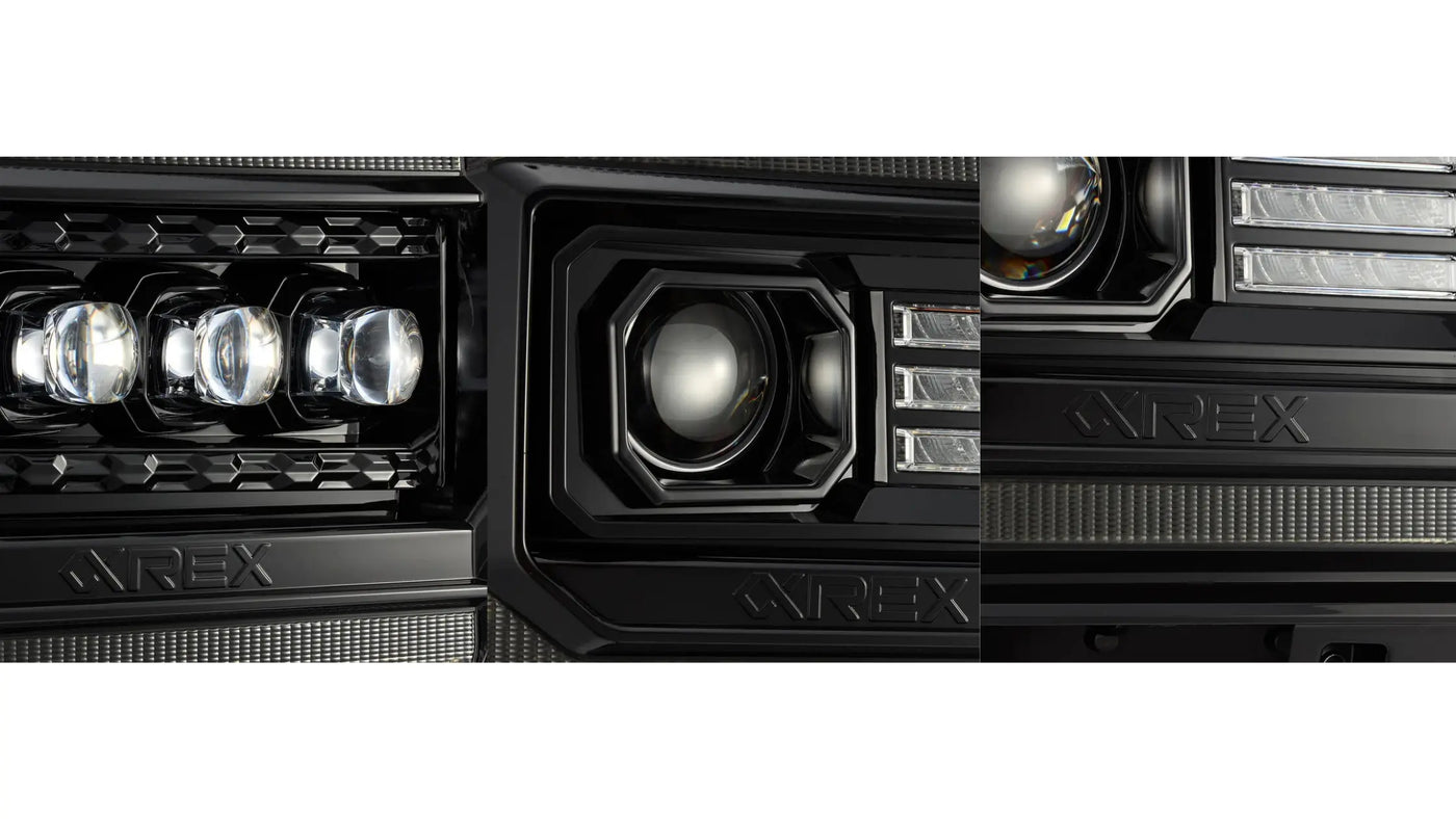 Alpharex Headlight Series Comparison
