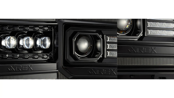 Alpharex Headlight Series Comparison