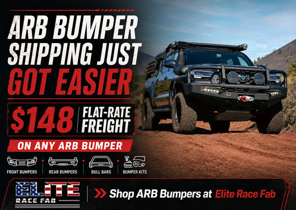 ARB Bumper Shipping Just Got Easier: $148 Flat-Rate Freight at Elite Race Fab