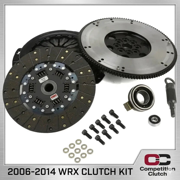 Competition Clutch 15026-2100 Stage 2 clutch kit with flywheel disc bearing and install components for 2006-2014 Subaru WRX