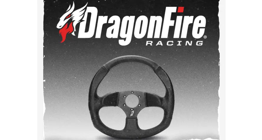 DragonFire Racing UTV Steering Wheels in D-shape, Sport, and Shallow styles for off-road vehicles