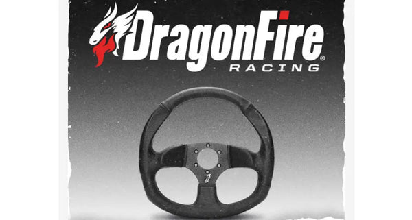 DragonFire Racing UTV Steering Wheels in D-shape, Sport, and Shallow styles for off-road vehicles