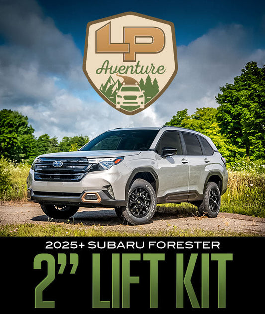 LP Aventure 2-Inch Lift Kit for 2025+ Subaru Forester – Durable, Corrosion-Resistant Design with Complete Installation Hardware