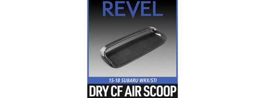 Revel GT Dry Carbon Engine Air Scoop Cover for 2015–2018 Subaru WRX/STI – SKU 1TR4GT0AS03
