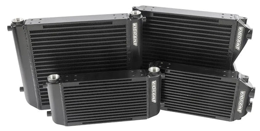 Vibrant Performance oil coolers lineup showing multiple core sizes
