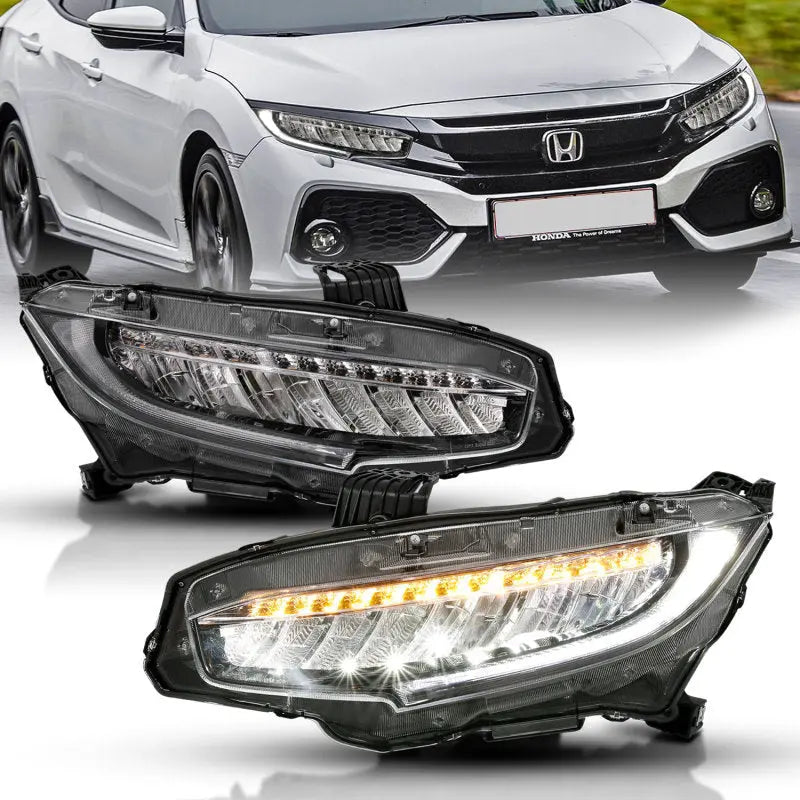 Headlights for 2015–2021 Honda Civic | OEM & Aftermarket Options