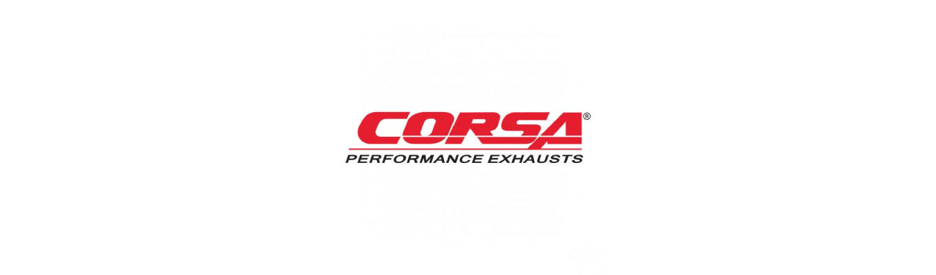 CORSA Performance logo - premium exhaust systems and air intakes available at Elite Race Fab for enhanced performance and sound quality