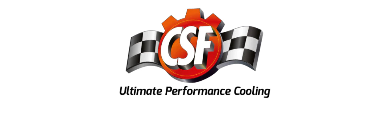 CSF Cooling logo, representing high-performance automotive cooling products, including radiators, intercoolers, and oil coolers.