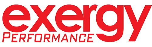 Exergy Performance logo - high-performance diesel fuel injectors and components available at Elite Race Fab for enhanced fuel flow and efficiency