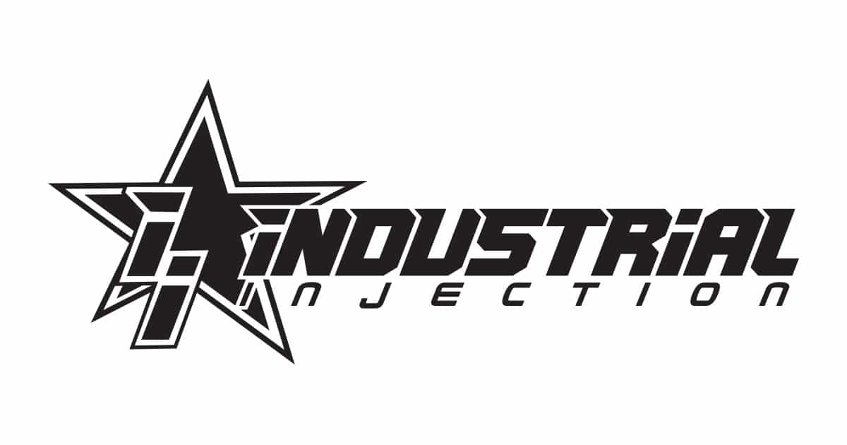 Industrial Injection logo featuring bold text and a star emblem, representing high-performance diesel engine parts, turbos, injectors, and fuel systems.