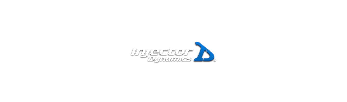 Injector Dynamics logo featuring sleek, modern typography, representing high-performance fuel injectors and precision-engineered fueling solutions for automotive enthusiasts.