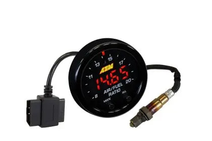 AEM performance gauges for wideband air fuel boost pressure and vehicle monitoring