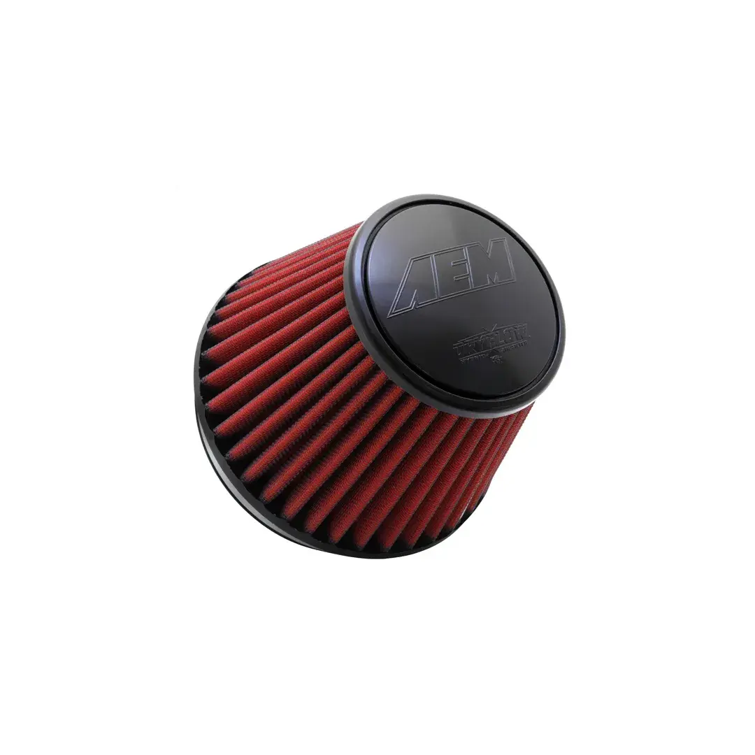 AEM universal air filter for custom intake setups turbo inlet pipes and performance builds