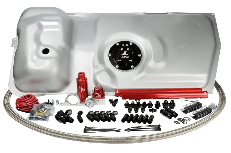 Aeromotive complete fuel system kits with pumps regulators and filters for performance engines