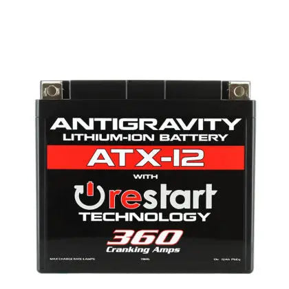 Antigravity RE-START lithium battery with built-in emergency jump-start capability
