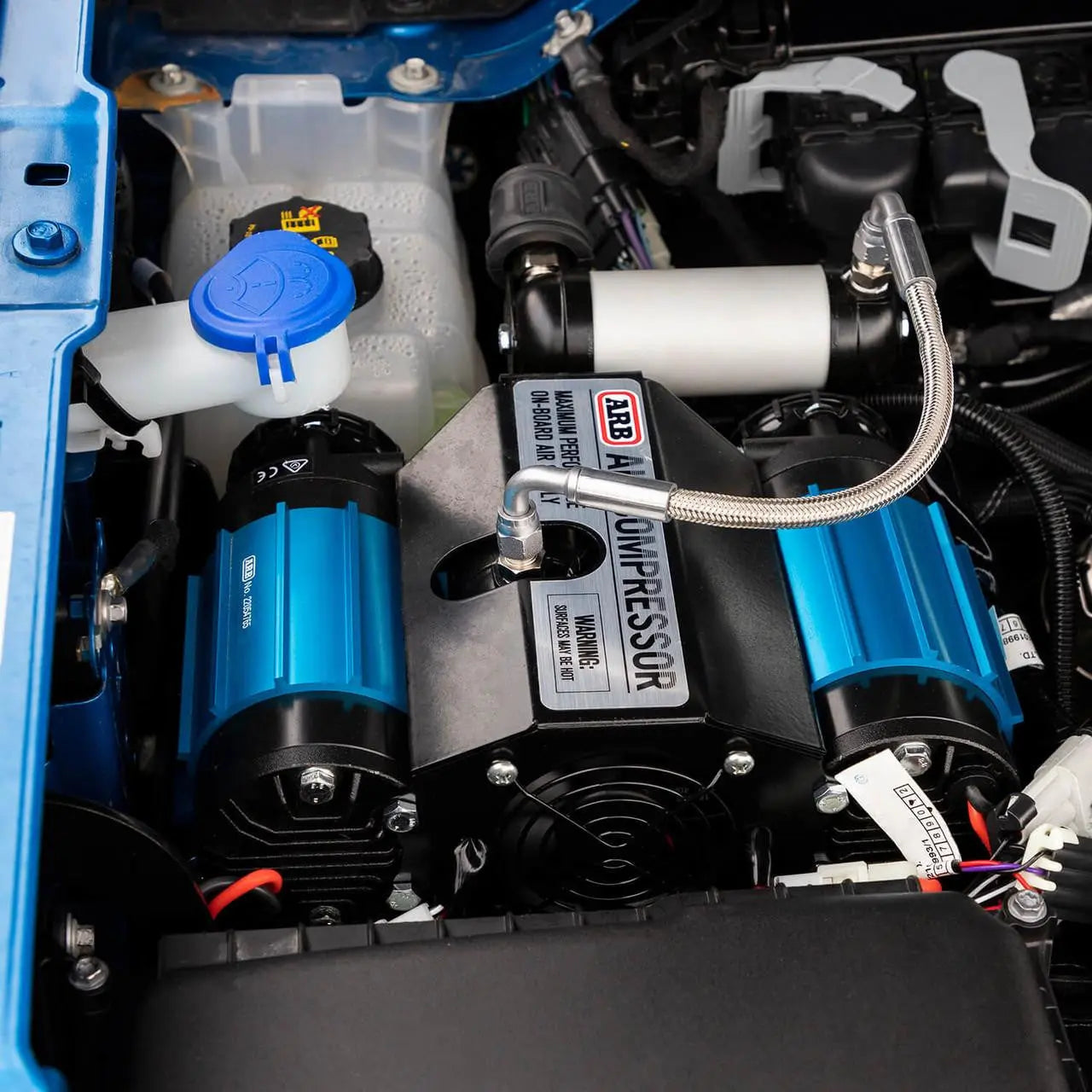 ARB air compressors for onboard air portable tire inflation air lockers and off-road recovery setups