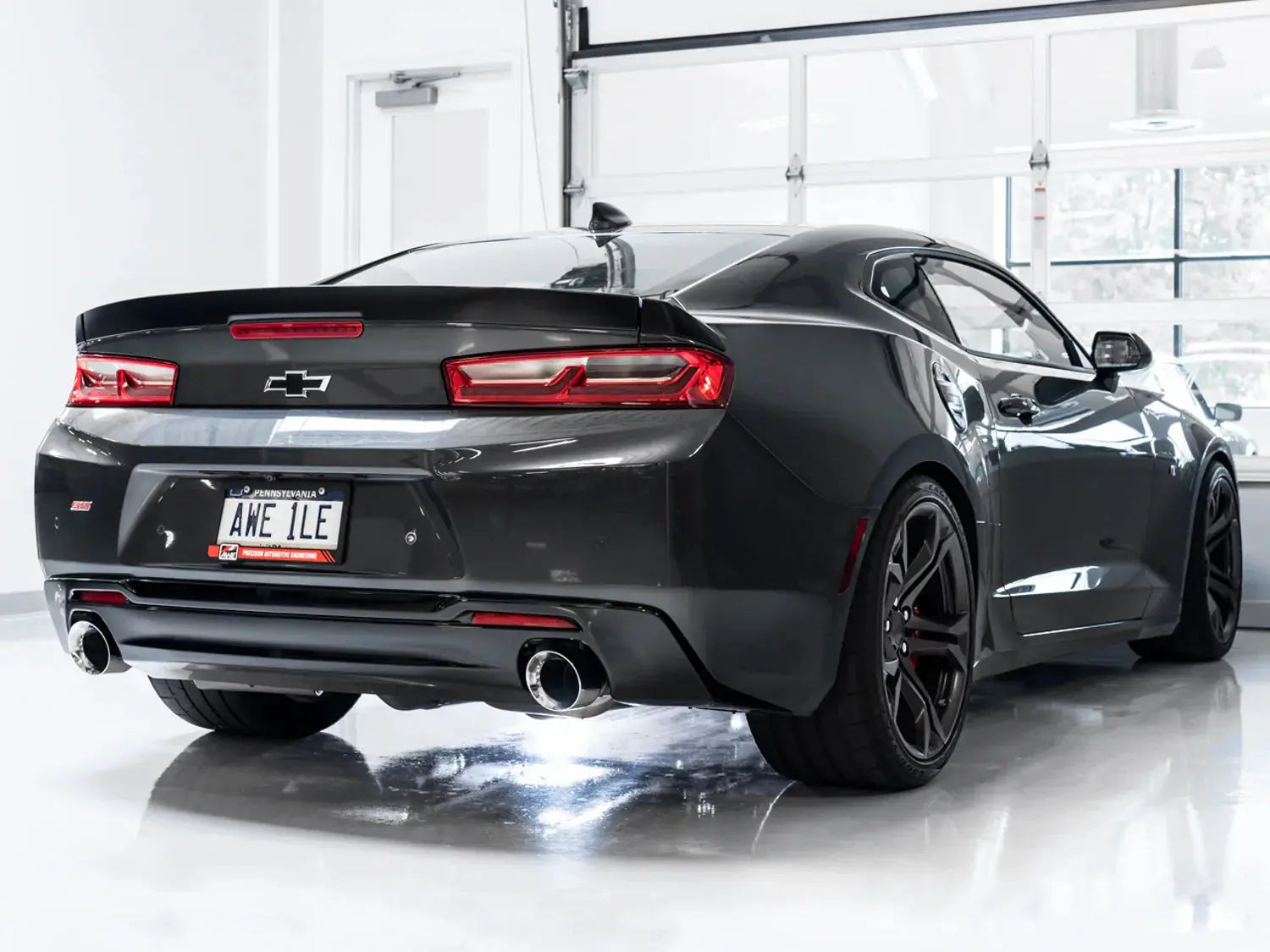AWE axle-back exhaust system for rear-section sound and styling upgrades