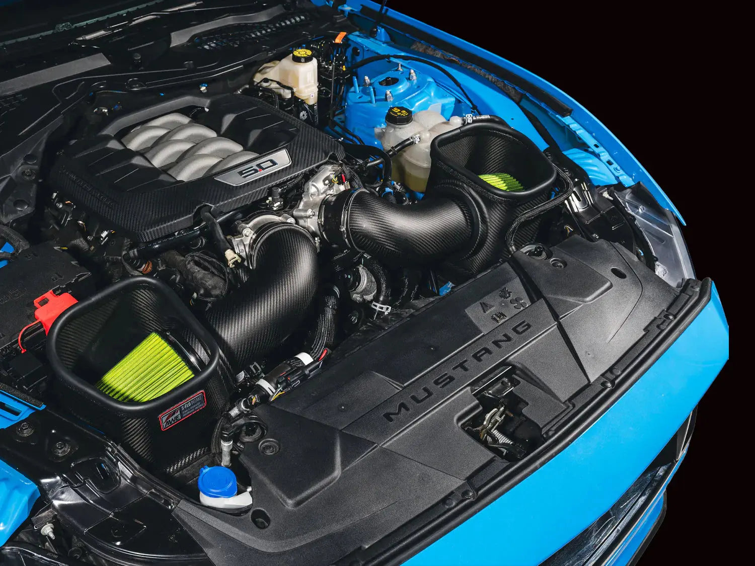 AWE cold air intake system for performance airflow throttle response and induction sound upgrades