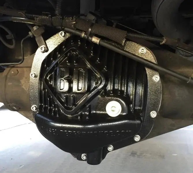 Banks Ram-Air differential cover for Ford Ram Chevy and GMC truck axle cooling and service upgrades