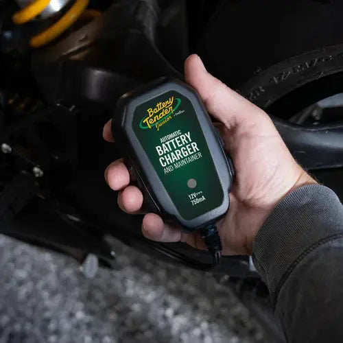 Battery Tender smart battery charger and maintainer for cars motorcycles trucks boats RVs and powersports batteries