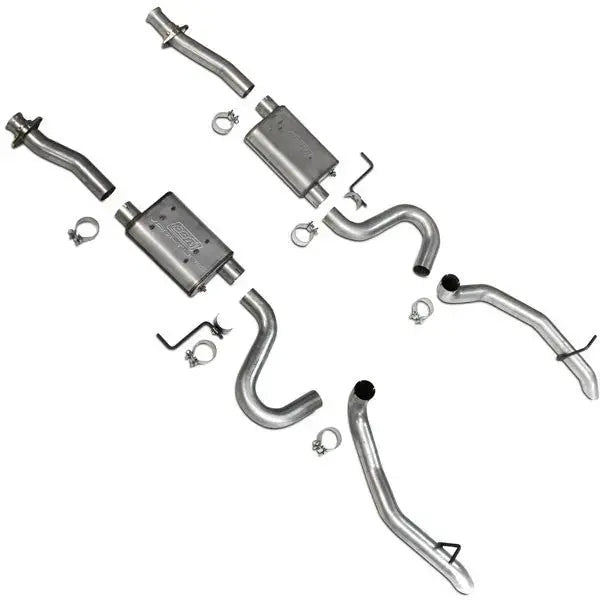 BBK exhaust system with headers X-pipes H-pipes cat-back exhausts and performance exhaust components