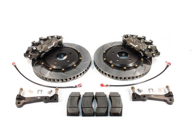 Multi-piston forged caliper and oversized rotor performance big brake kit at Elite Race Fab