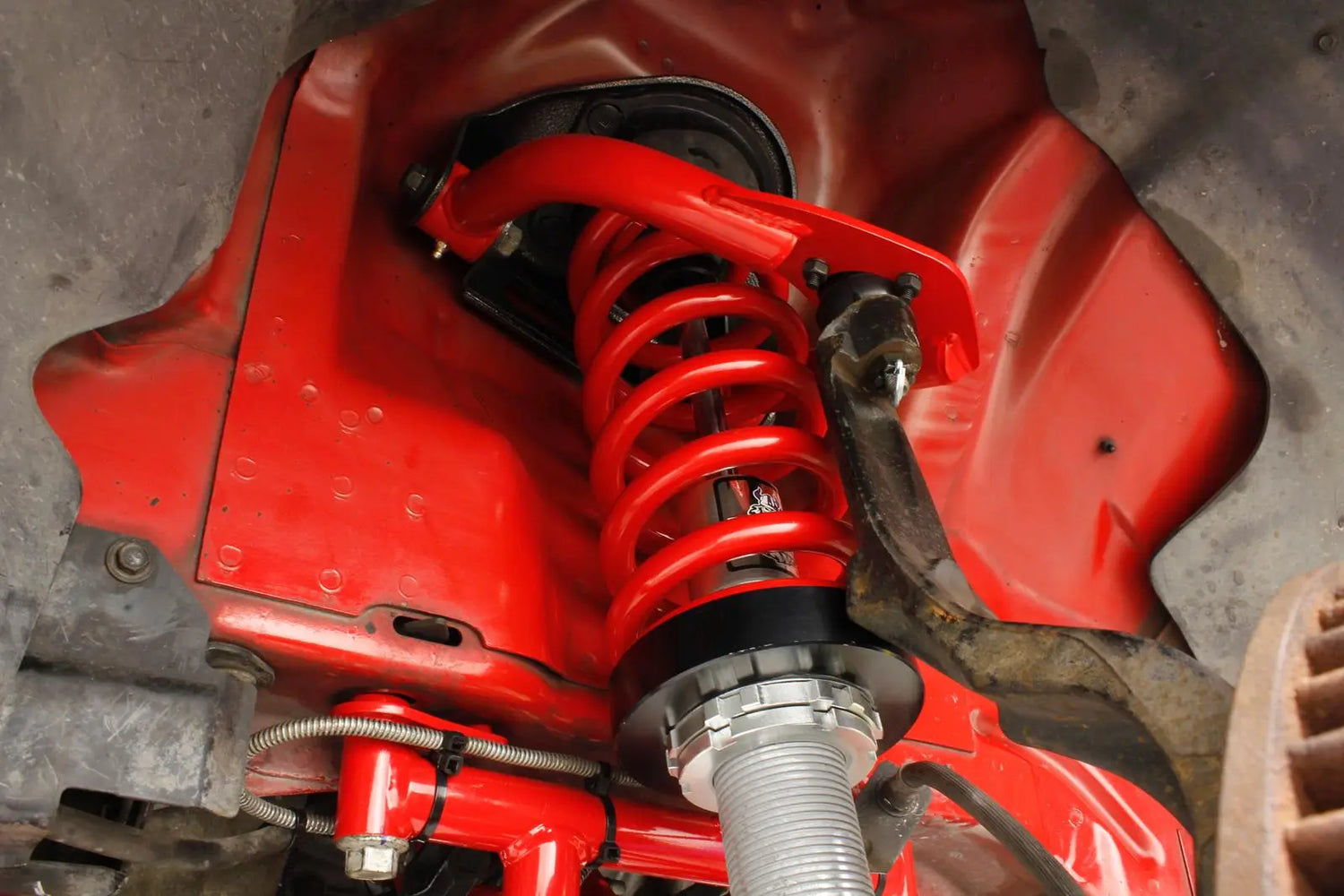 BMR lowering springs for Mustang Camaro Challenger Charger Corvette and modern muscle car suspension upgrades