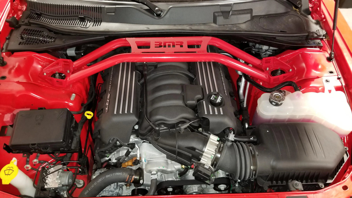 BMR strut bars and strut tower braces for improved front-end rigidity steering response and chassis control