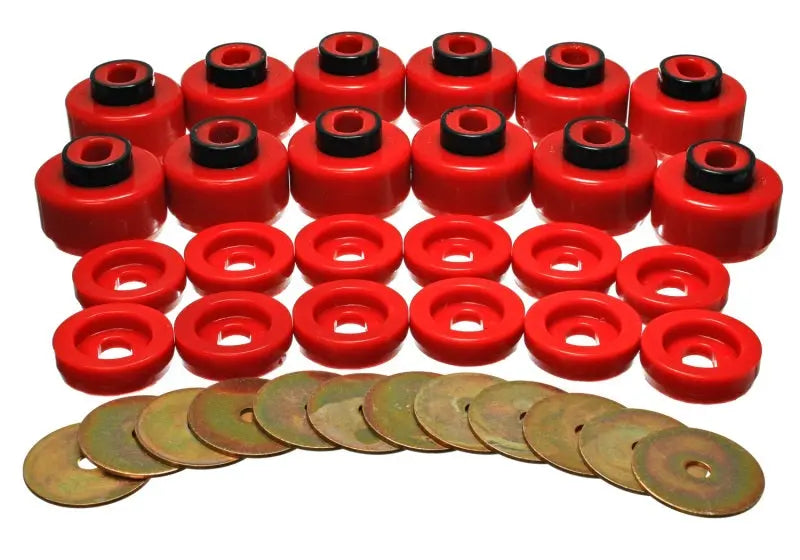 Vehicle body mount bushings