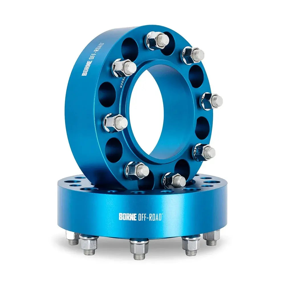 Borne wheel spacers and adapters for trucks Jeeps SUVs lifted suspension and off-road wheel fitment
