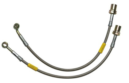 Braided stainless steel brake line kit with front and rear fittings for automotive and powersports applications at Elite Race Fab
