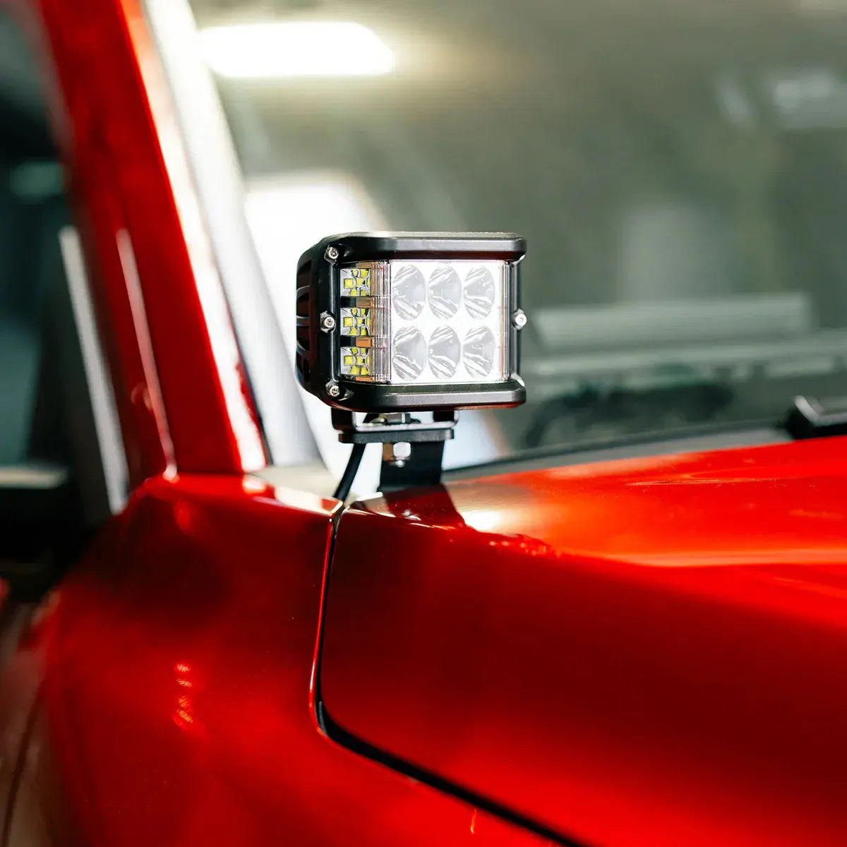 Cali Raised LED light mounts for pods light bars ditch lights and fog lights on Toyota trucks Jeeps and SUVs