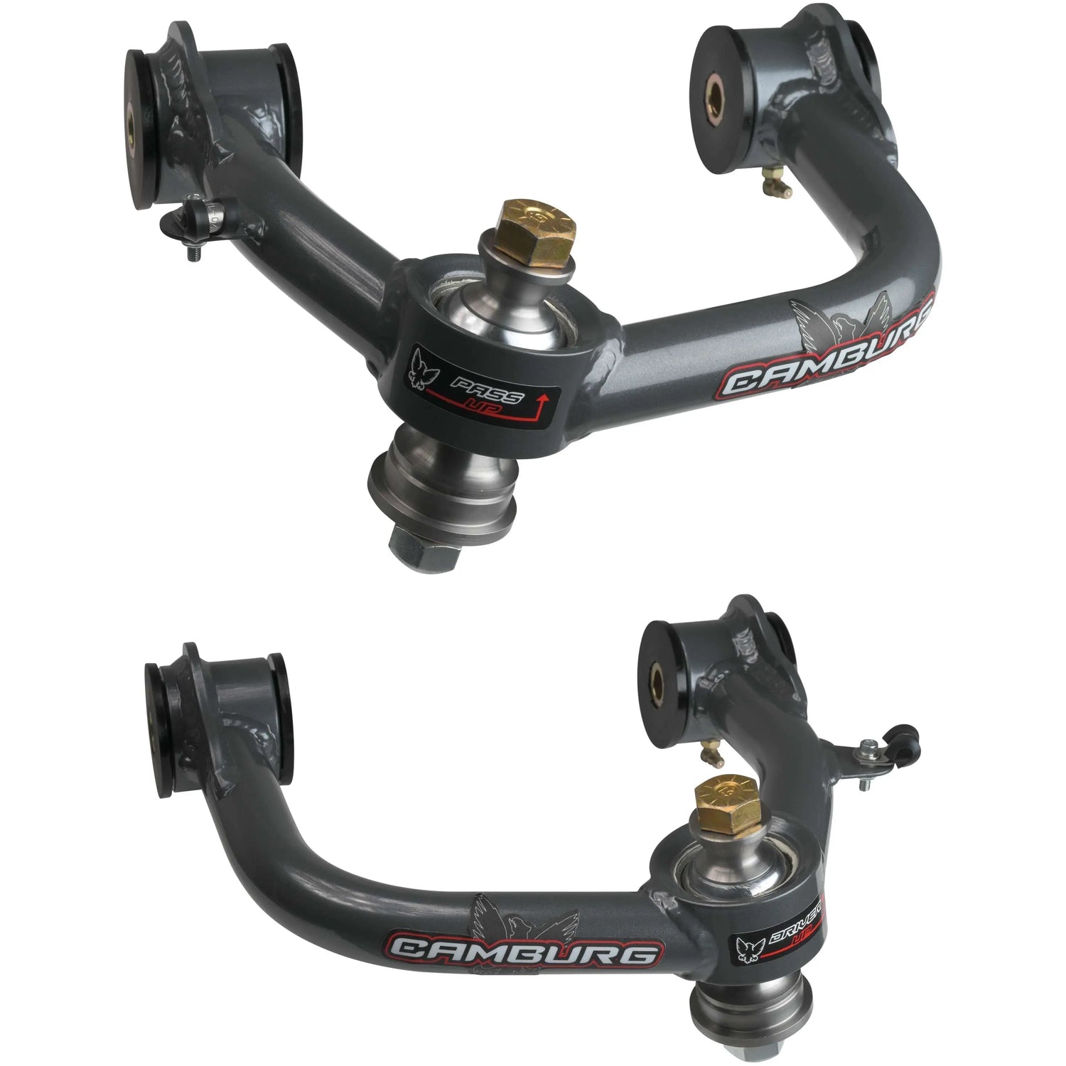 Camburg upper control arms and uniball UCAs for lifted trucks SUVs and off-road suspension upgrades
