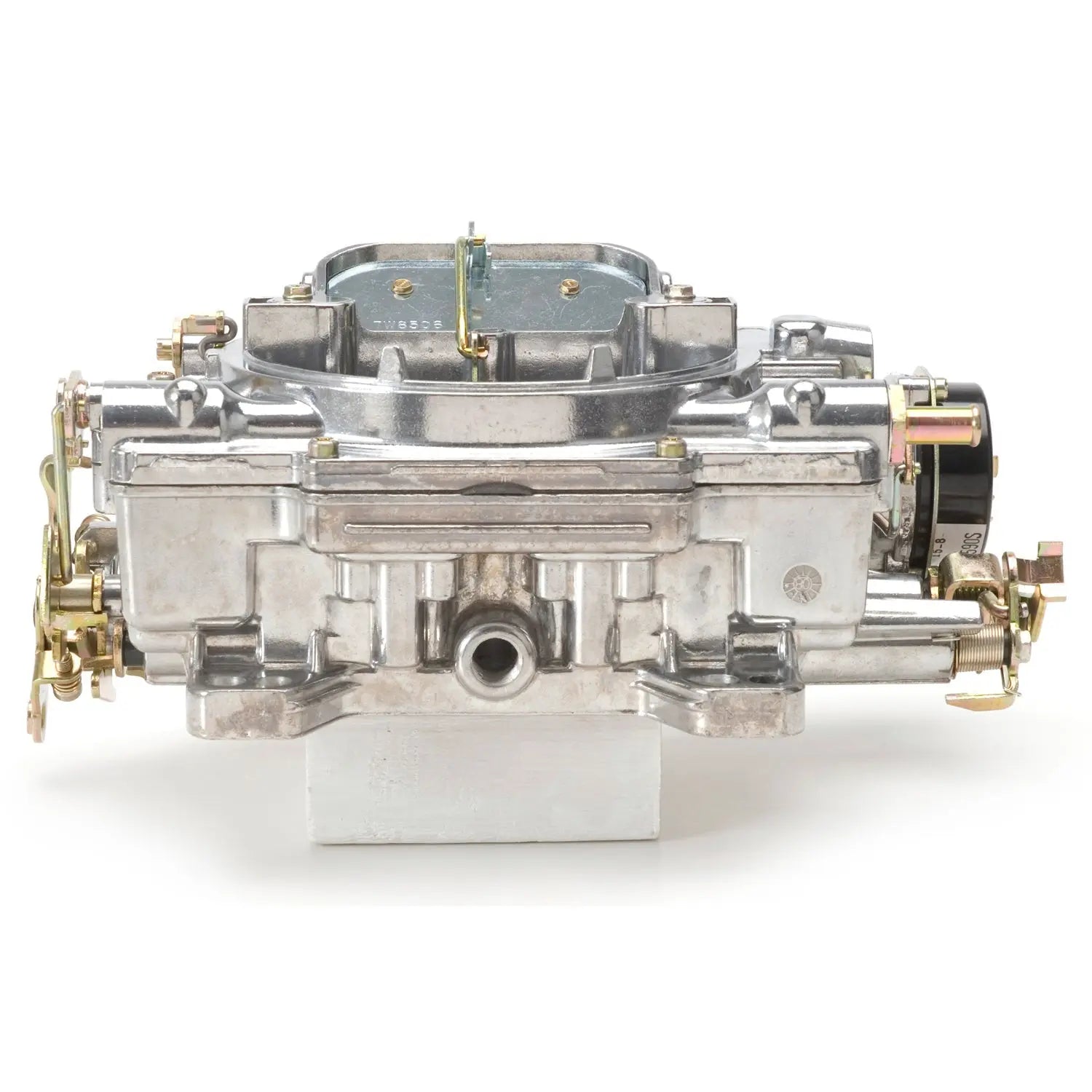 Satin finish Edelbrock Performer Series 1406 Carburetor for street performance engines.