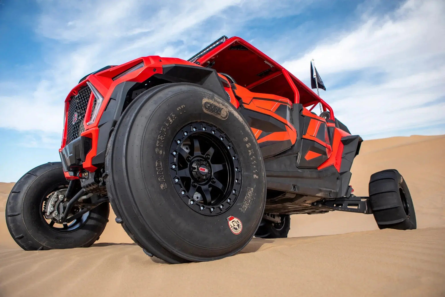 GMZ Race Products ATV and UTV sand tires and off-road wheels