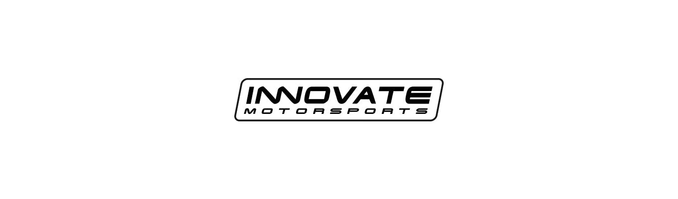 Innovate Motorsports logo showcasing bold, technical typography, representing cutting-edge wideband air/fuel ratio gauges, sensors, and tuning solutions for high-performance vehicles.