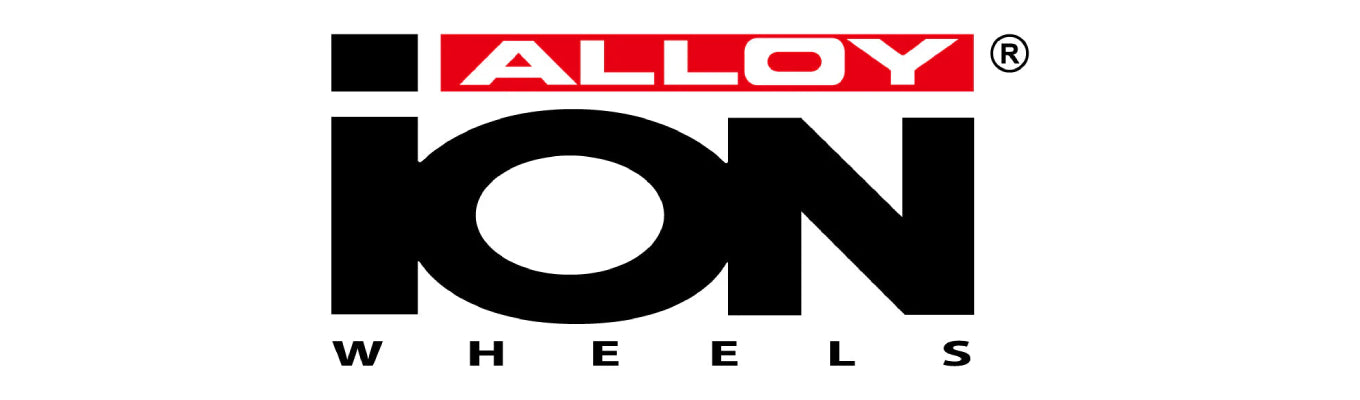 ION Wheels logo featuring bold, stylized typography with a sleek oval emblem, representing durable and high-performance alloy wheels for trucks, SUVs, and off-road vehicles.