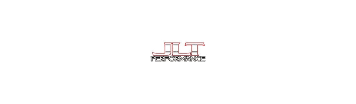 JLT Performance logo showcasing bold and modern lettering, symbolizing high-performance automotive solutions including cold air intakes and oil separators for improved engine power and efficiency.
