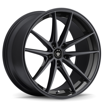 Konig Oversteer Wheels in Gloss Black, Gloss White, and Metallic Silver – Sleek concave design for modern performance vehicles.