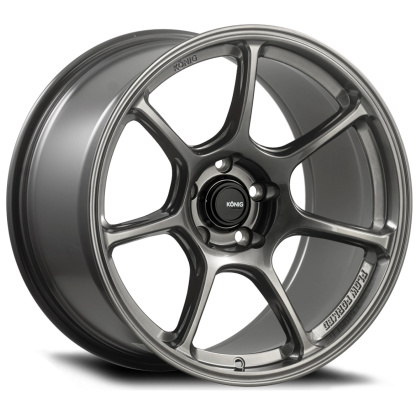 Konig Freeform Wheels in Matte Bronze and Matte Black – Lightweight, flow-formed design with a modern mesh aesthetic.