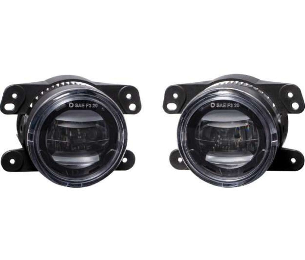 High performance LED fog light replacement pod kit with selective yellow lens at Elite Race Fab