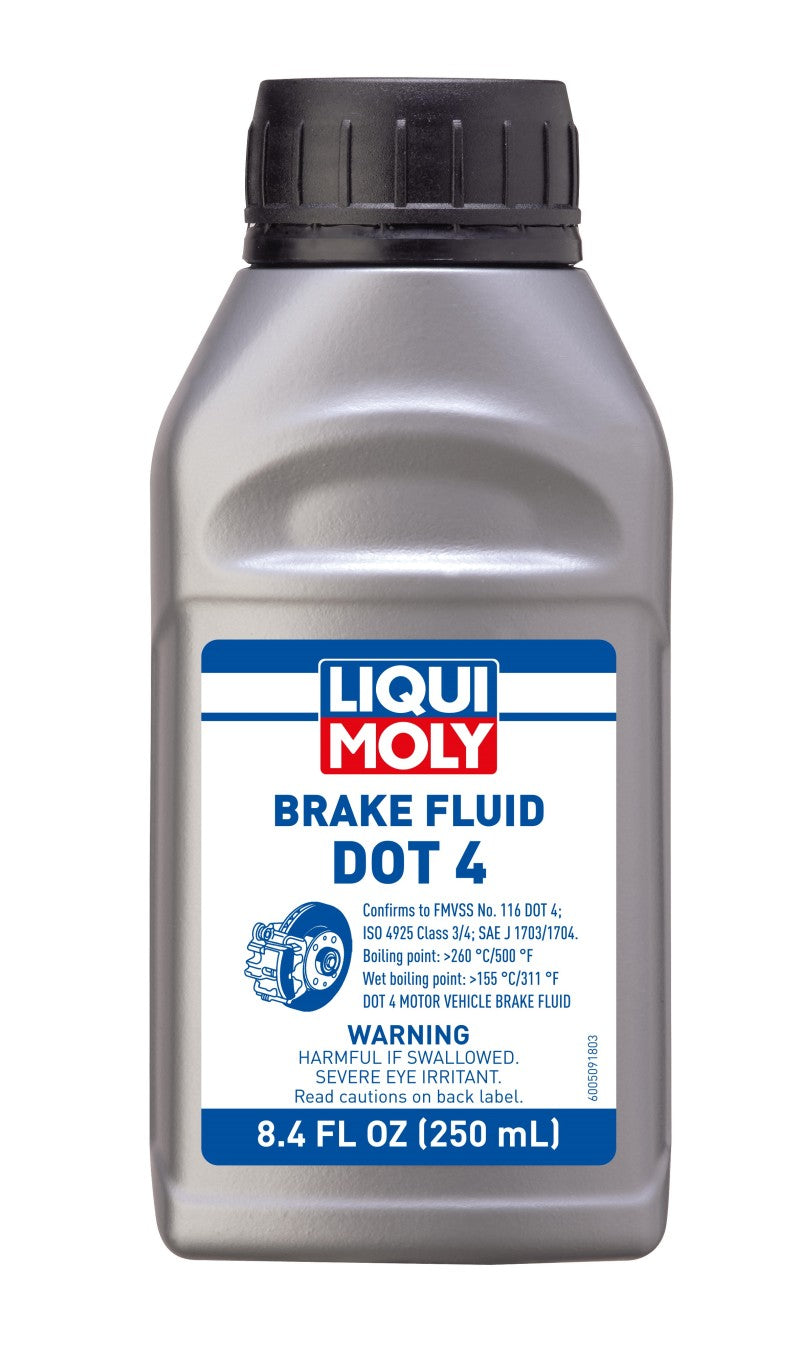 LIQUI MOLY DOT 4 and DOT 5.1 brake fluid bottles