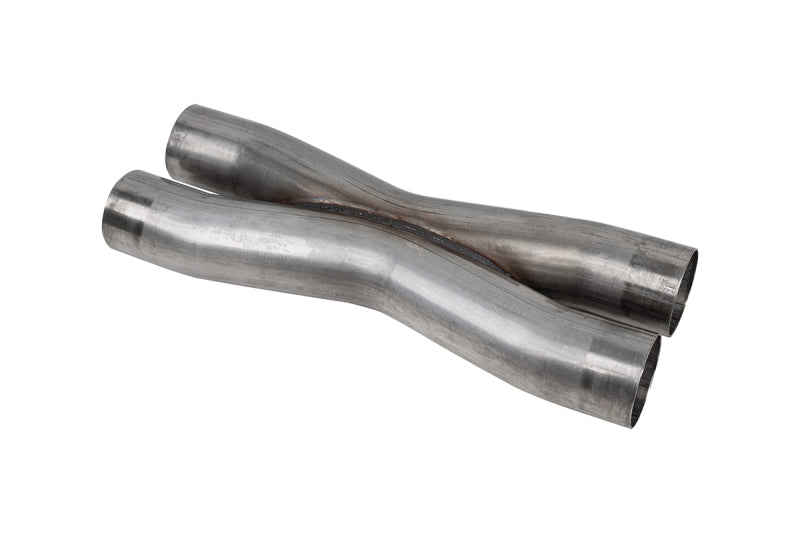 Mandrel-bent stainless steel exhaust X-pipe crossover unit at Elite Race Fab