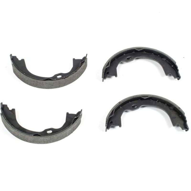 PowerStop brake shoes and OE replacement shoes for rear drum brake service