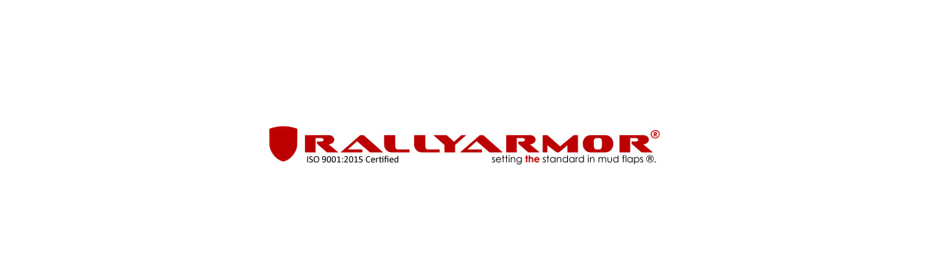 Rally Armor logo - premium mud flaps and protection accessories for off-road and performance vehicles